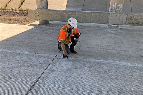 non destructive testing concrete slab thickness|concrete thickness gauge chart.